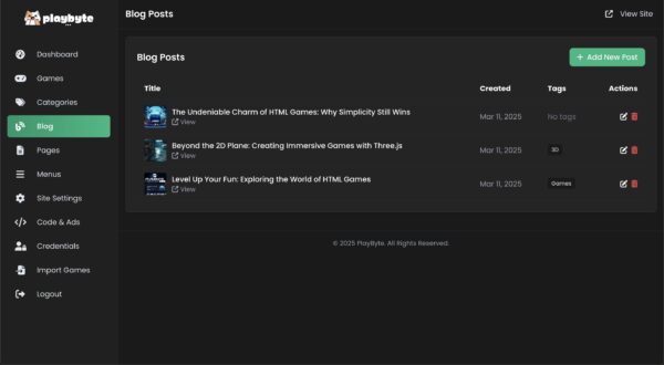 PlayByte Script (Modern Online Gaming Website) - Image 3