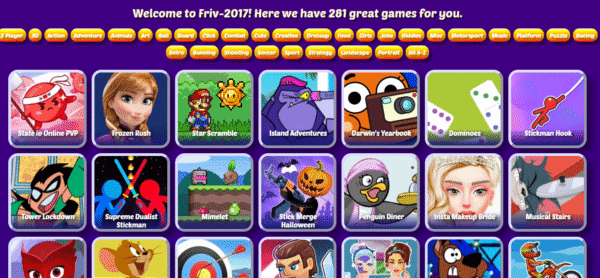 MyFriv Script (Friv Style Online Gaming Website)
