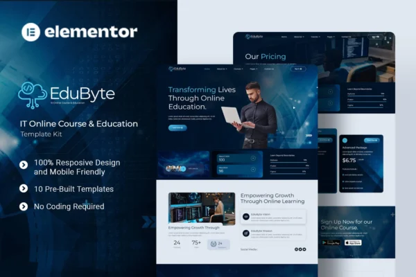 preview EduByte theme