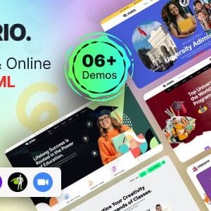 Edrio - Education & Online Courses Template