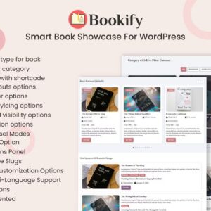 Bookify – Smart Book Showcase Plugin for WordPress (With License Key)