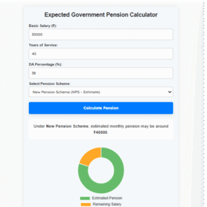 government pension calculator