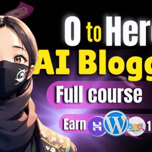 AI blogging course with free GP Discover theme