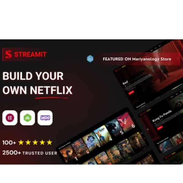 Video Streaming WordPress Theme (Netflix-Like) – Streamit